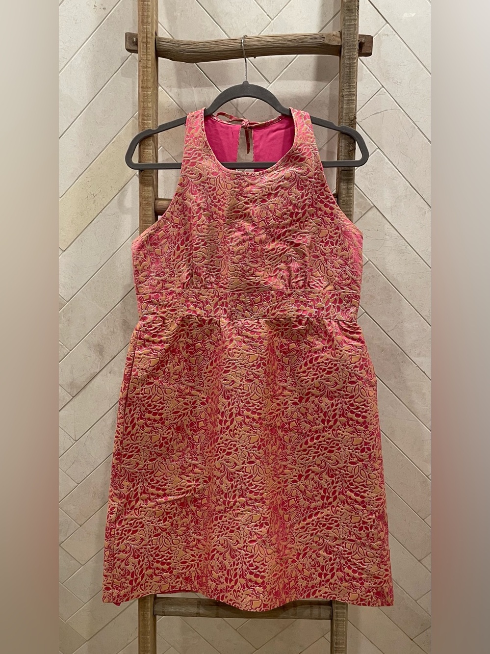J Crew brocade dress 12 women’s preppy, Derby, garden party shower spring summer